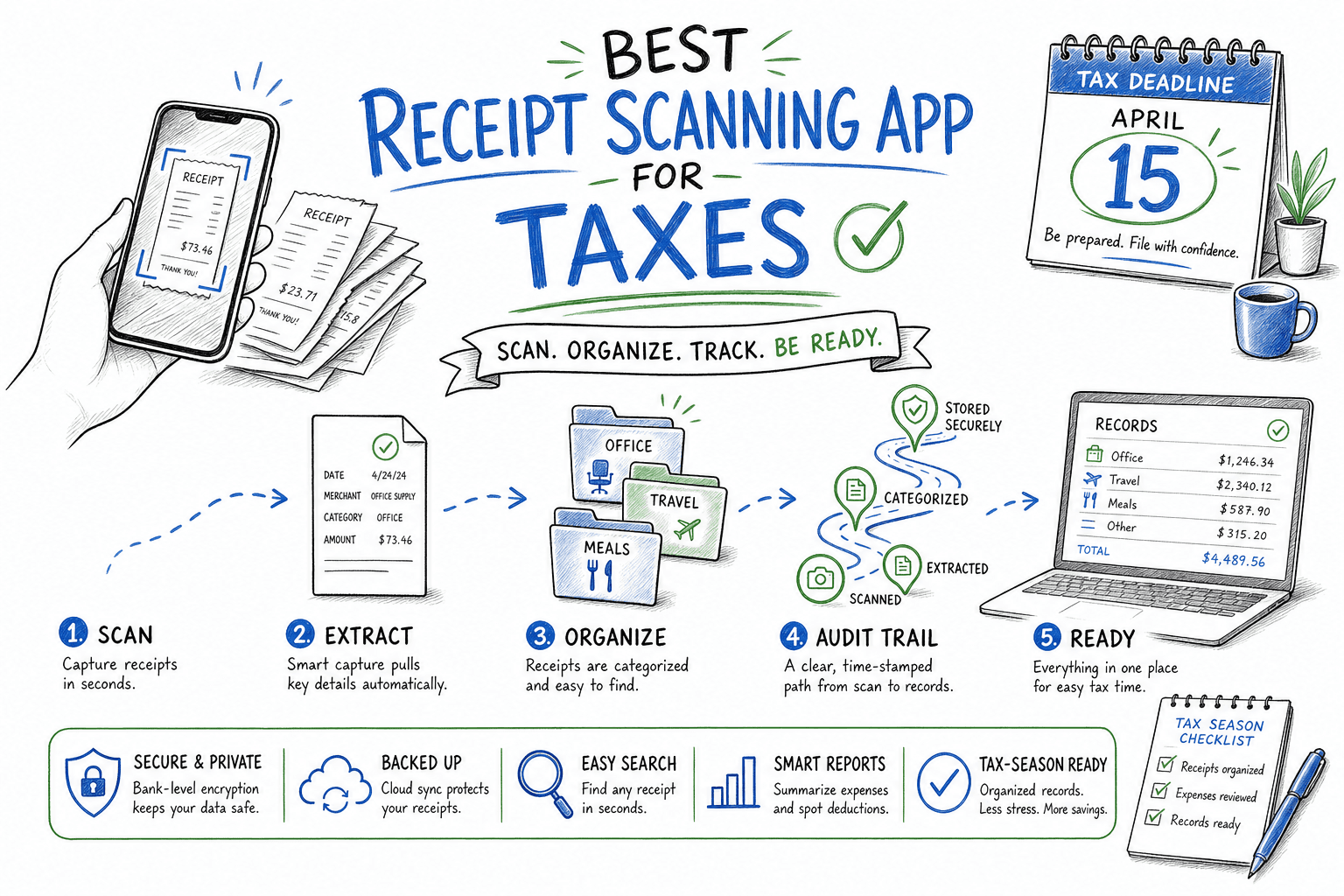 Best receipt scanning app for taxes comparison